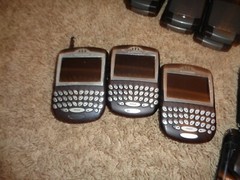 (LOT OF 136) Blackberry Bold Curve Cell Phones