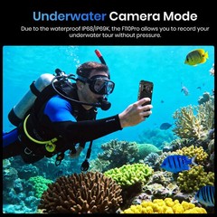 Unlocked FOSSiBOT F110 PRO 5G Rugged Phone Android 15 Bid Speaker Waterproof GPS