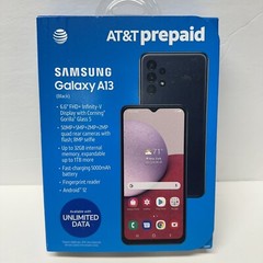 New & Sealed – AT&T Samsung Galaxy A13 LTE 32GB Prepaid Smartphone