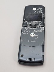 Vintage Retro Motorola RAZR V3 Miami Ink Dragon Tattoo Very Rare Flip Phone