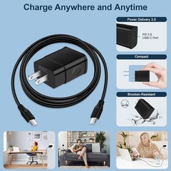 Fast Charger Type C for Moto G Stylus 5G 2024/G 2025/G Power 2025/G Play 2024…