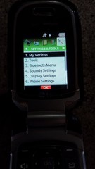 Vintage LG VX8360 (Verizon) Blue Cellular Flip Phone