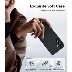 Samsung Galaxy A36 5G Phone Case with [2Pcs] Tempered Glass Screen Protector, Bl