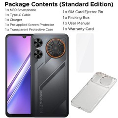 DOOGEE M30 4G LTE Rugged Phone Android 16 Waterproof NFC TWS Earbuds 6.88″ 120Hz