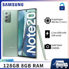 New Sealed Samsung Galaxy Note 20 128GB 5G N981U Unlocked Smartphone Gray/Green