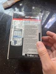 Vintage Verizon Treo 650 Working With Accessories And Box