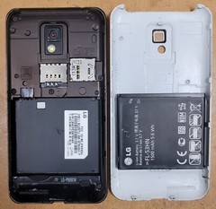 LG G2x / Optimus 2X P999 – Brown ( T-Mobile ) Very Rare Smartphone – White Back