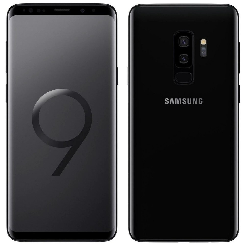 Samsung Galaxy S9+ SM-G965U Unlocked 64GB Midnight Black C Extreme Burn