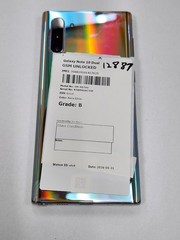 DEFECTIVE – Samsung Galaxy Note 10 – 256GB – Aura Glow – GSM Unlocked – 12887