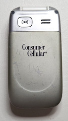 Doro PhoneEasy 626 – Consumer Cellular – White Flip Phone – Tested/Works