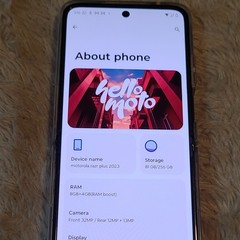 Motorola RAZR+ (Plus) {2023} 256GB Black Flip Smartphone 8GB RAM
