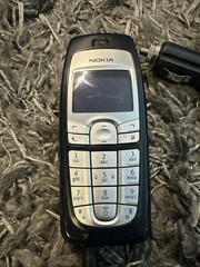 Nokia 6010 – Dark Blue and Silver ( AT&T / Cingular ) Cellular Phone / BLC-2