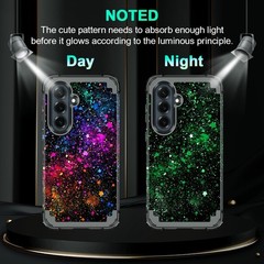 Galaxy S26 Plus Case, Glow in The Dark Three Layer Heavy Duty Shockproof Protect