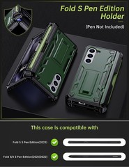 for Samsung Galaxy Z Fold 5 Case,w/ Belt Clip Holster/Military Grade Drop Proof
