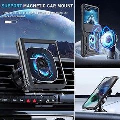 For Motorola Razr 2024 Case with Military Grade Shockproof Protective Back Cover