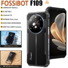 FOSSiBOT F109 5G 4G Rugged Phone Dual Screen Android 14 Dual SIM Mobile Unlocked