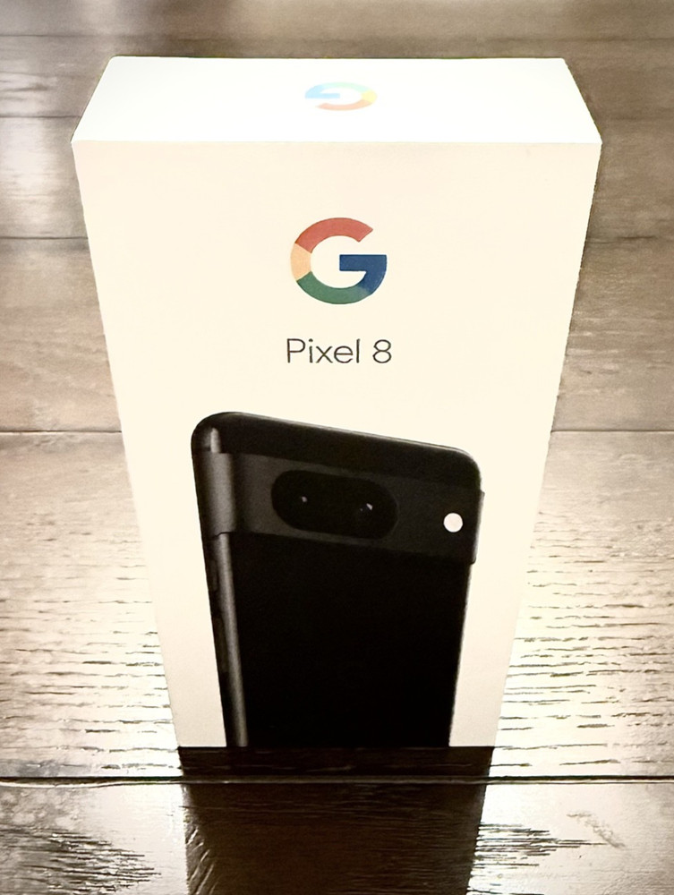 Google Pixel 8 128GB Obsidian Unlocked 5G BRAND NEW SEALED Factory Box G9BQD US