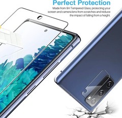 6in1 Tempered Glass Galaxy S20 FE 5G for Screen and Camera Lens Protector 9H