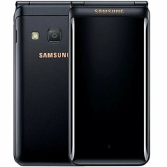 Samsung Galaxy Folder 2 G1650 16GB Unlocked Dual SIM Flip Phone OPEN BOX Black