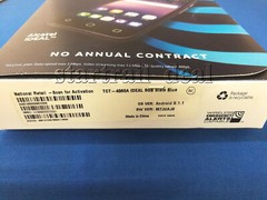 AT&T Prepaid GoPhone 4.5″ 8GB 4G LTE GSM microSD Alcatel IDEAL Smartphone Blue