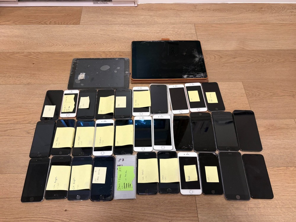 Lot Of Assorted Apple iPhones, iPads- For Scrap only or PARTS ONLY or Repair ICL