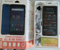 Schok Freedom Turbo 5.0″ 16GB 13MP 4G LTE Android Unlocked Smartphone