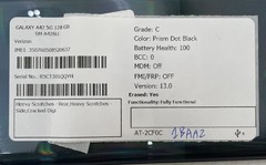 Samsung Galaxy A42 5G A426U 128GB Unlocked Prism Dot Black 100% Battery Grade C
