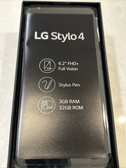 LG Stylo 4 smartphone, large display. New In original Box