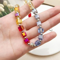 Beaded Camera Wrist Strap Cute Digital Camera Charm Lanyard Phone Chain Keychain