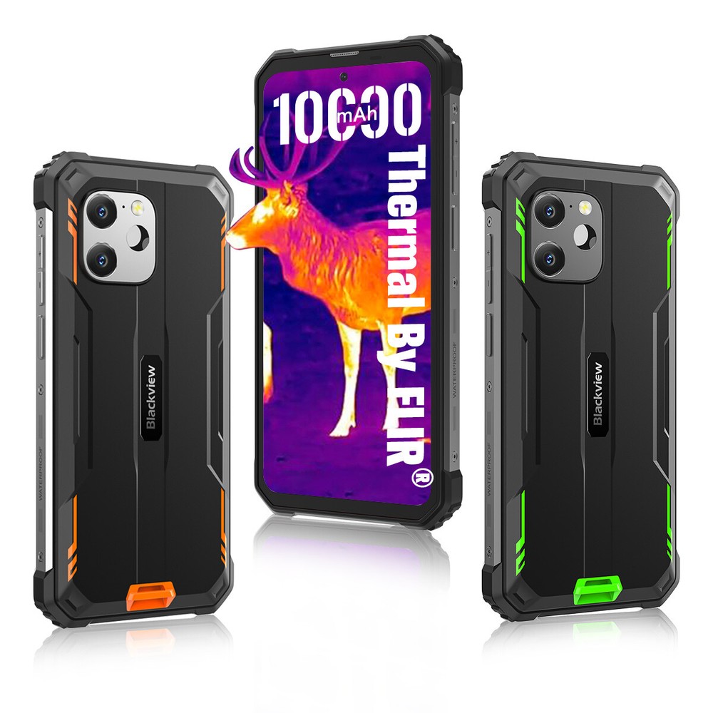 Blackview BV8900 Thermal Imaging Rugged Smartphone Android 13 16GB+256GB 33W NFC