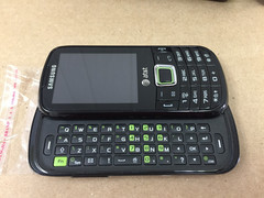Samsung Evergreen SGH-A667 AT&T Black Cell Phone w/Box – No Battery
