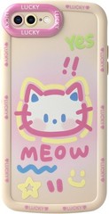 Cute Phone Case for iPhone 7 Plus, Kitty Cat iPhone 8 Plus Cases for Girls Kids