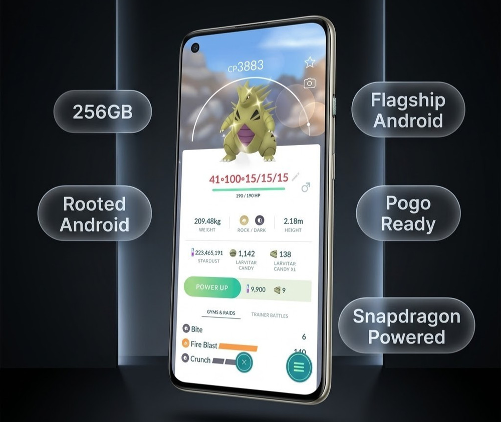 OnePlus 10 Pro (256GB) – Rooted Android *Pokémon Go Spoofing Phone*