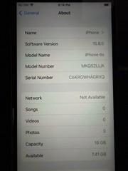Apple iPhone 6s Space Gray 16GB Verizon Smartphone A1633 – Excellent Condition