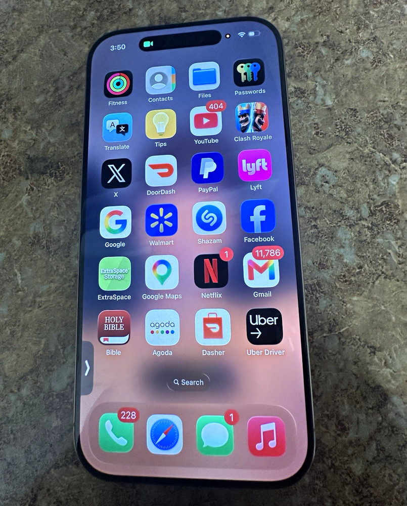 Apple iPhone 16 Pro 128GB Beige Unlocked A1984 48MP iOS Bar Smartphone