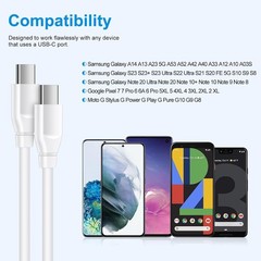 60W USB-C Fast Charger Adapter for Galaxy S26 S25 S24 A54 A14 A23 A34 A24 5G