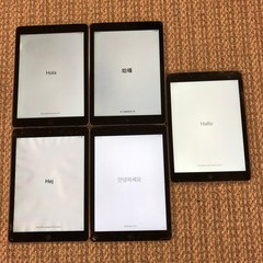 *LOT OF 5* Apple iPad Air 1st Gen A1475 – PARTS OR REPAIR, CRACKED, DEFECTIVE