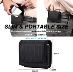 Samsung Galaxy Z Flip 7 6 5 4 Holster, Nylon Phone Pouch Belt Clip Waist Pouch