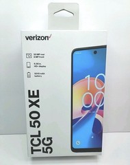 Locked To Verizon TCL 50 XE 5G Prepaid Smartphone 50MP 6.56” 128GB NEW SEALED!