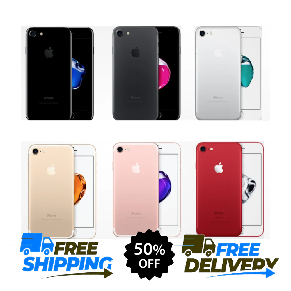 Apple iPhone 7 128GB 32GB Unlocked Verizon Jet Black/Gold/Rose Gold iOS
