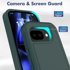Google Pixel 10A Case, Military Grade Drop Tested with HD Screen Protector, Rugg