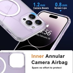 Slim Thin Magnetic Case for iPhone 14 Pro Max [10FT Military Grade Protection] C