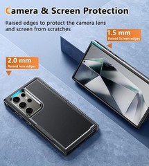 Samsung Galaxy S24-Ultra Shockproof w/ Kickstand Belt Clip Holster Cover Case