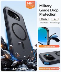 for Google Pixel 10a Case: Translucent Matte Military Grade Shockproof Phone Cov