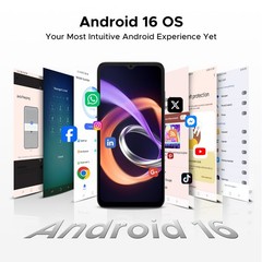 DOOGEE Note56 Plus Unlocked Android 16 Cell Phone 48GB+ 256GB 6150mAh Smartphone