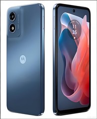 Single Motorola Moto G Play 2024 XT2413 64GB Carrier Unlocked 6.5″ Sapphire Blue