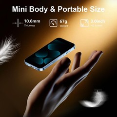 Mini Unlocked World’s Smallest 3.0″ HD Touch Screen Mini Smartphone Android C…