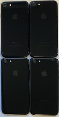 FOUR USED GSM UNLOCKED APPLE iPhone 7, 32GB A1660 MQTV2LL/A PHONES, 100% BATTERY