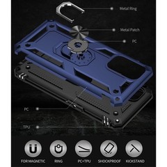 Oneplus Nord N200 5G Case: Military Grade 16ft Drop Tested Shockproof Cover, Blu