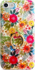 Flower Case for iPhone SE 3rd & 2nd Gen, iPhone 7/8 Cases 4.7 inch, Clear Shell